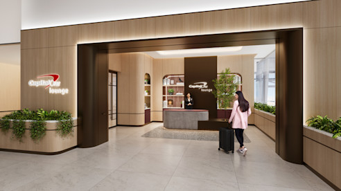 Capital One Lounge at CLT Entrance